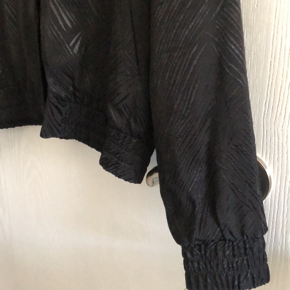 Black Bomber Jacket - Picture 4 of 7